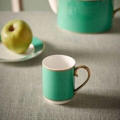 Yeşil Porselen Kupa 250 ml