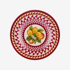 Chiara Alessi Portofino Kırmızı Melamin Kahvaltı Tabağı 21,5 Cm