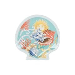 Turkuaz Melamin Servis Tabağı 14 Cm St. Tropez Collection by Baci Milano