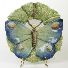 Butterfly Blue Pasta Tabağı