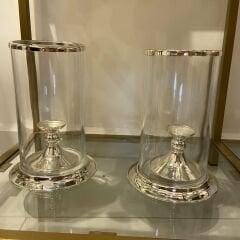 Cam Fanuslu Mumluk 2'li Set